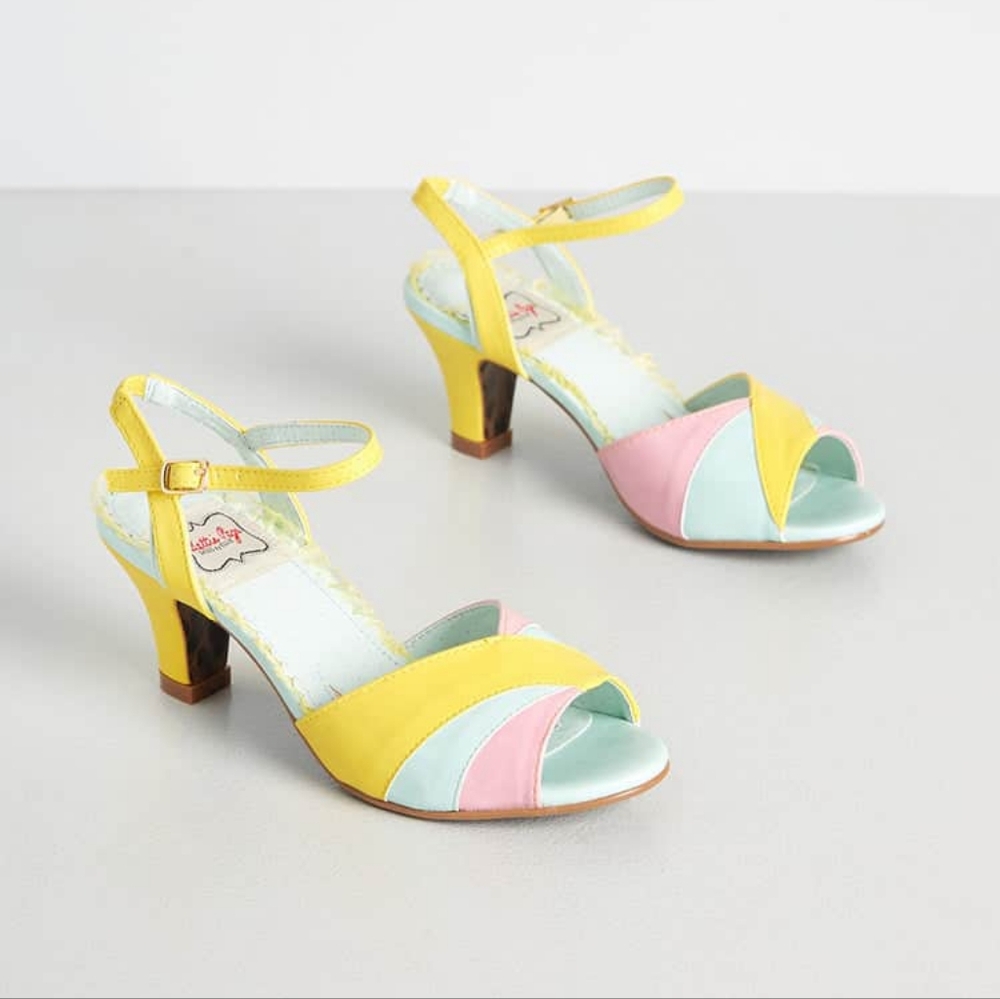 Modcloth Sorbet Kinda Day Heels